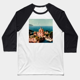 Amalfi Coast en rose III Baseball T-Shirt
